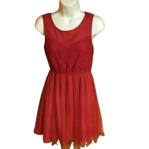 3 for 20 $ bundle TCEC Red dressy lace mini dress
